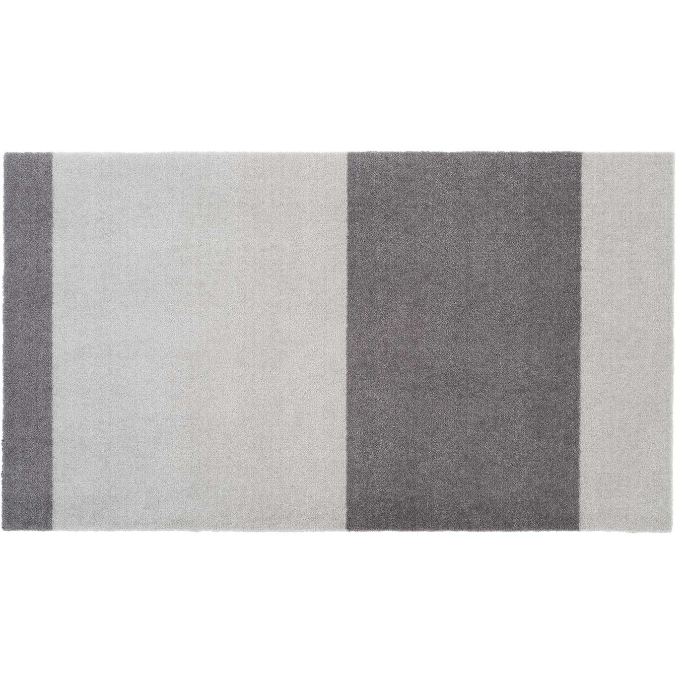 Stripes Matta Steel Grey / Ljusgrå, 67x120 cm