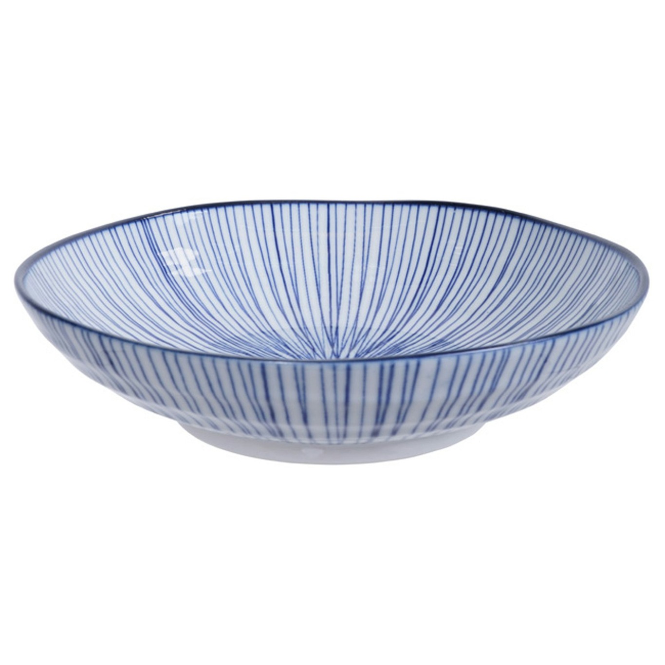 Nippon Blue Pastatallrik 21 cm, Lines