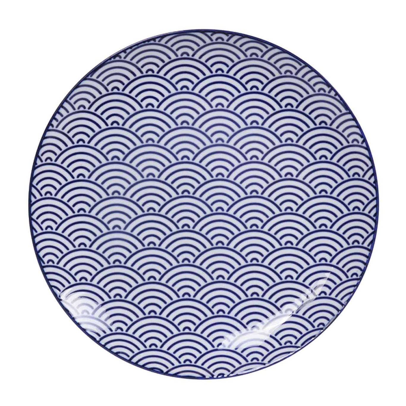 Nippon Blue Tallrik 20,6 cm, Wave