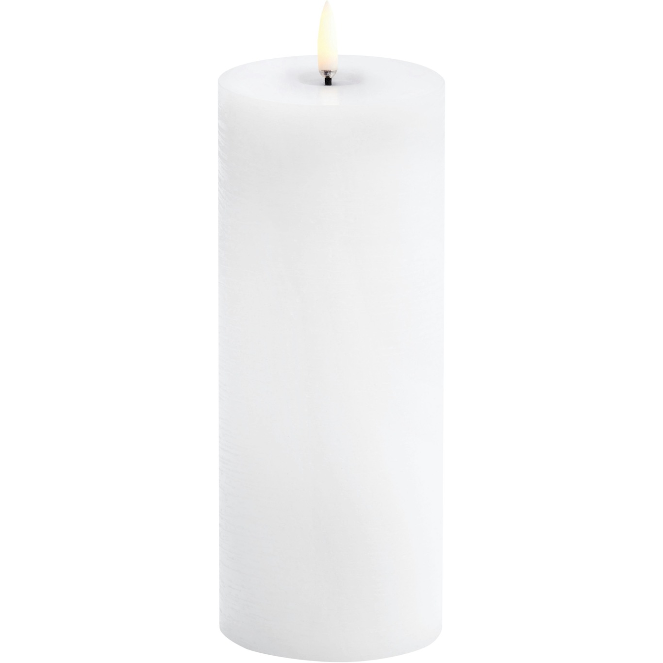 LED Blockljus Smält 7,8x20,3 cm, Nordic White