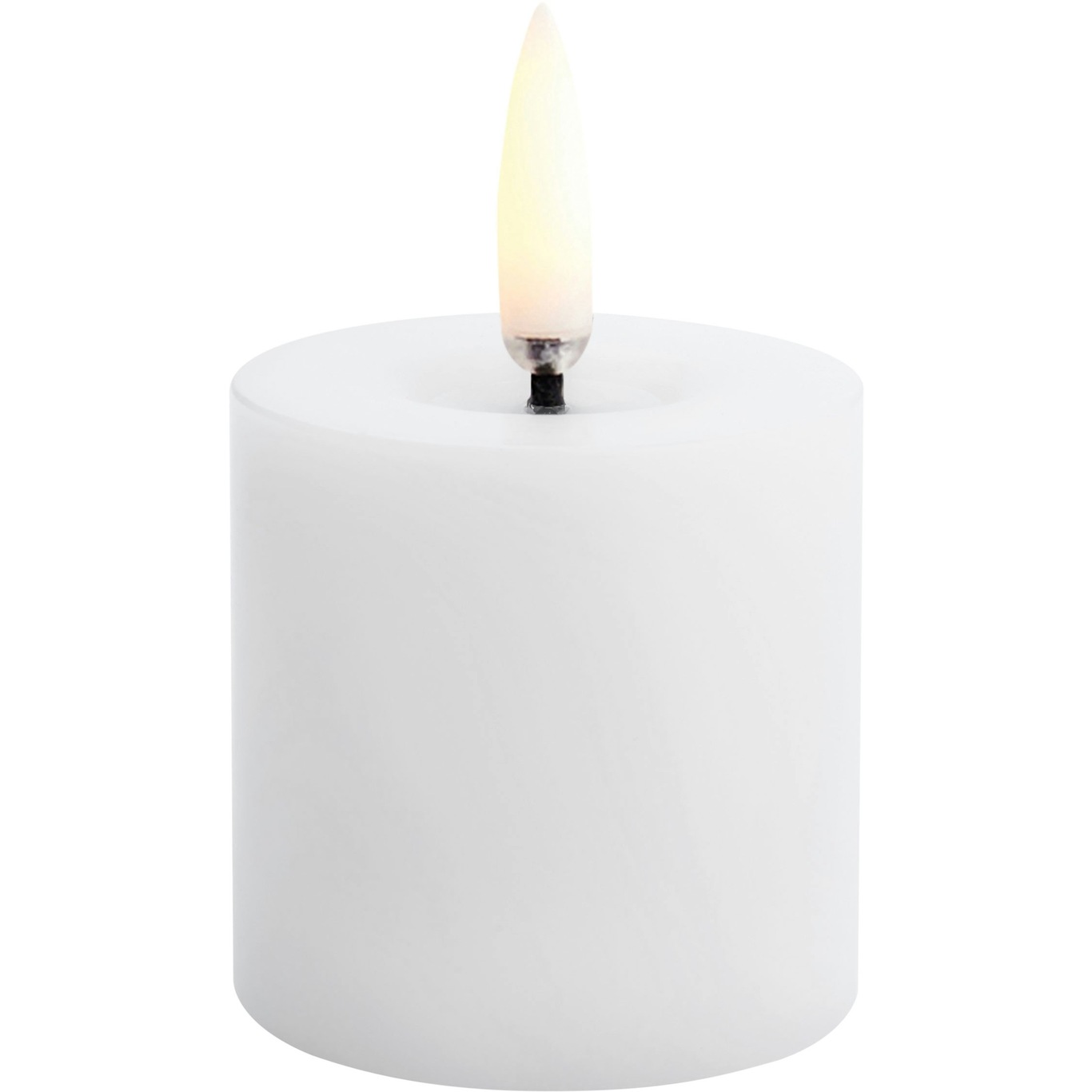 LED Blockljus Smält Nordic White, 5x4,5 cm