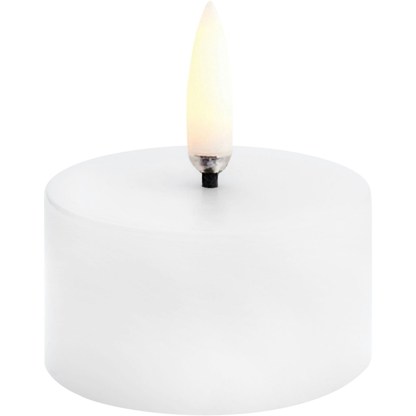 LED Mini Blockljus Nordic White, 5x2,8 cm