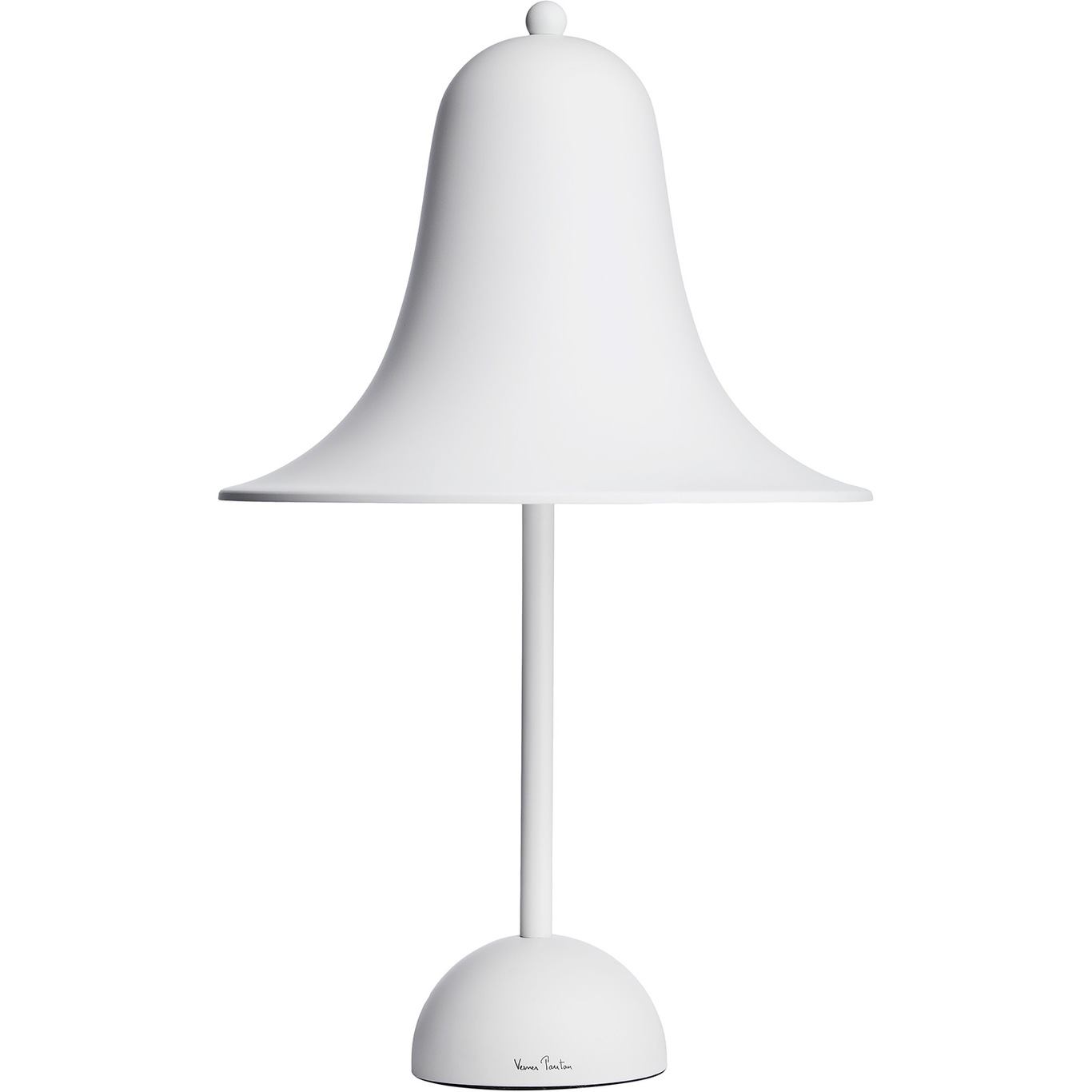 Pantop Bordslampa 23 cm, Matt Vit