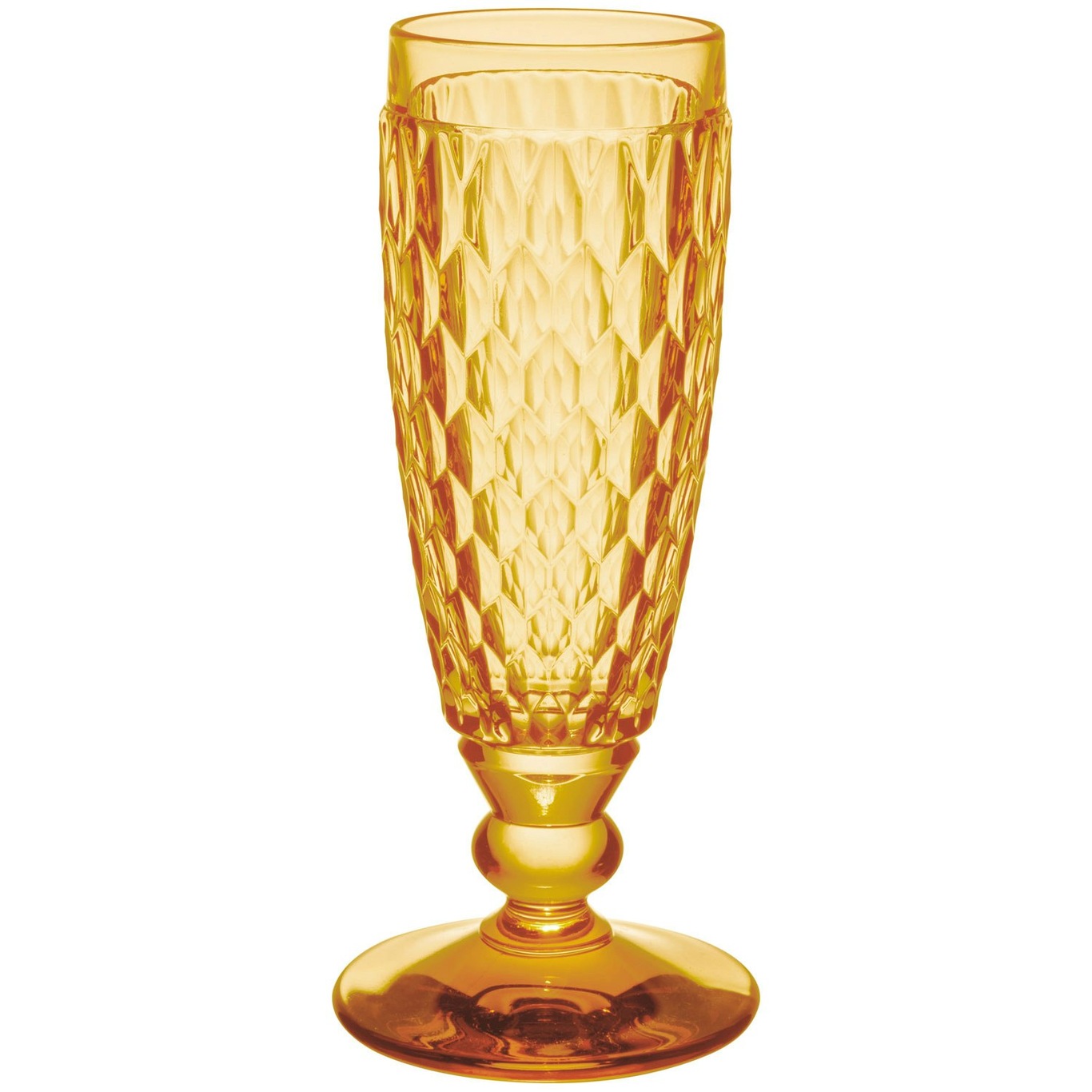 Boston Coloured Champagneglas 12 cl, Saffran