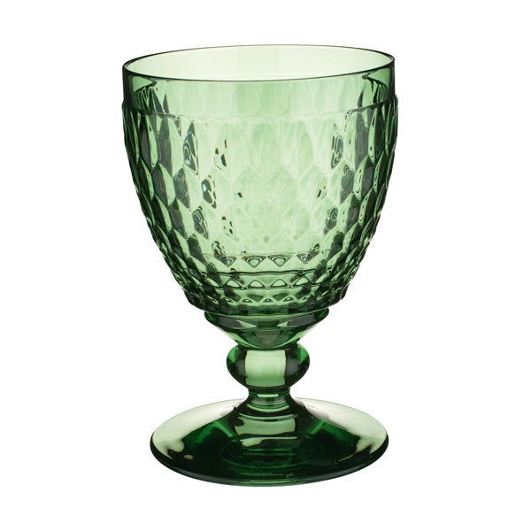 Boston Coloured Vattenglas 35 cl, Grön