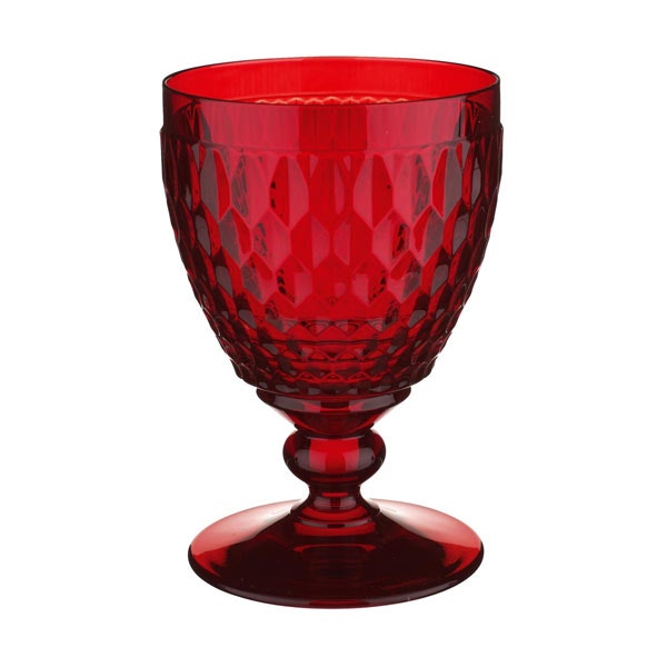 Boston Coloured Vattenglas 35 cl, Röd