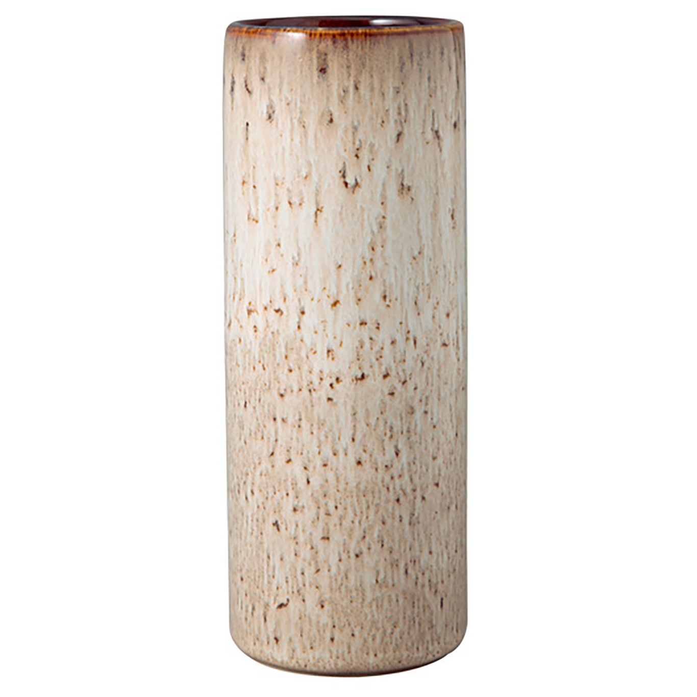 Lave Home Cylinder Vas Beige, 7,5x20 cm