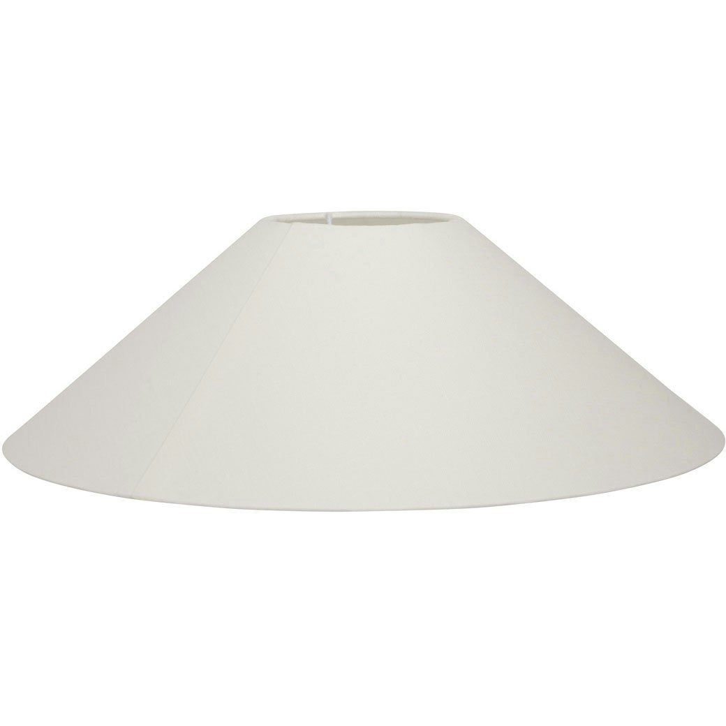 Basic Flat Lampskärm Vit, 36 cm