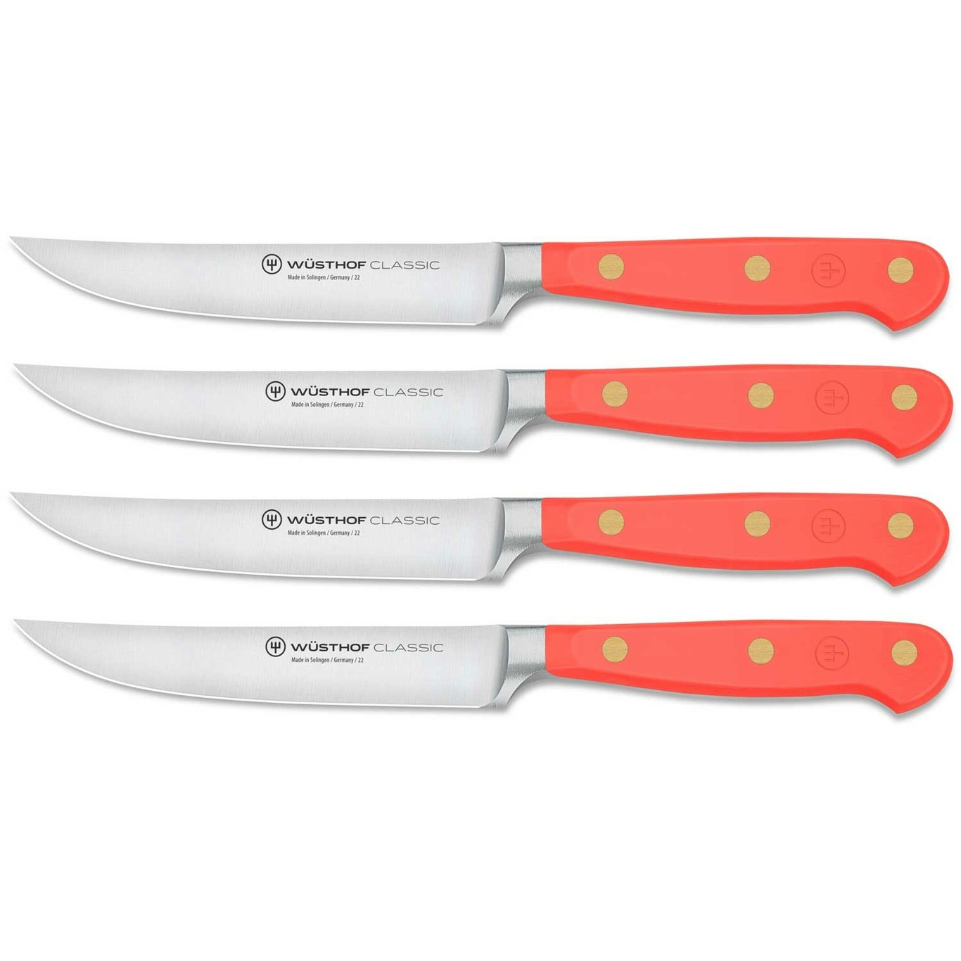 Classic Colour Stekknivar 4-pack, Coral Peach