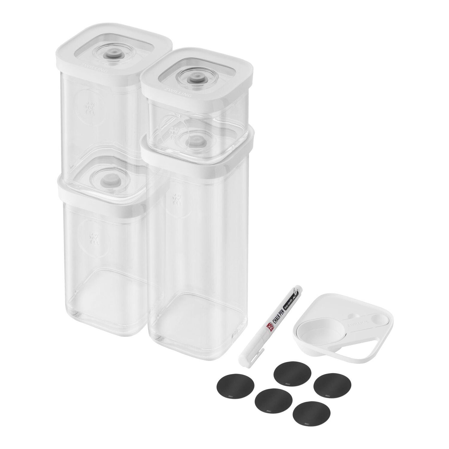 Zwilling Fresh & Save Förvaringsburkar 6-pack - Förvaringsburkar & lock Plast Transparent